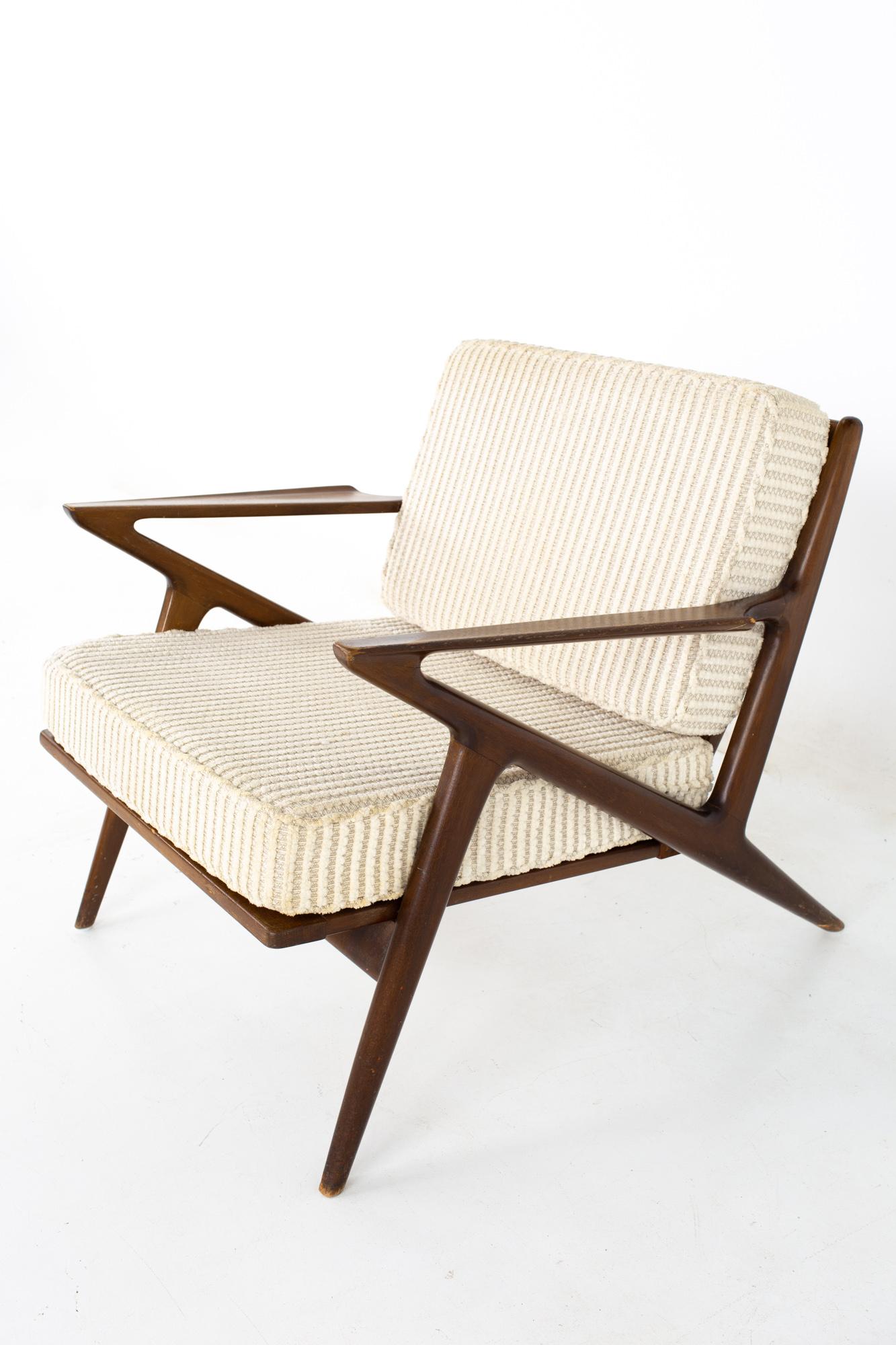 Poul Jensen for Selig Mid Century Z Lounge Chair - Pair 2