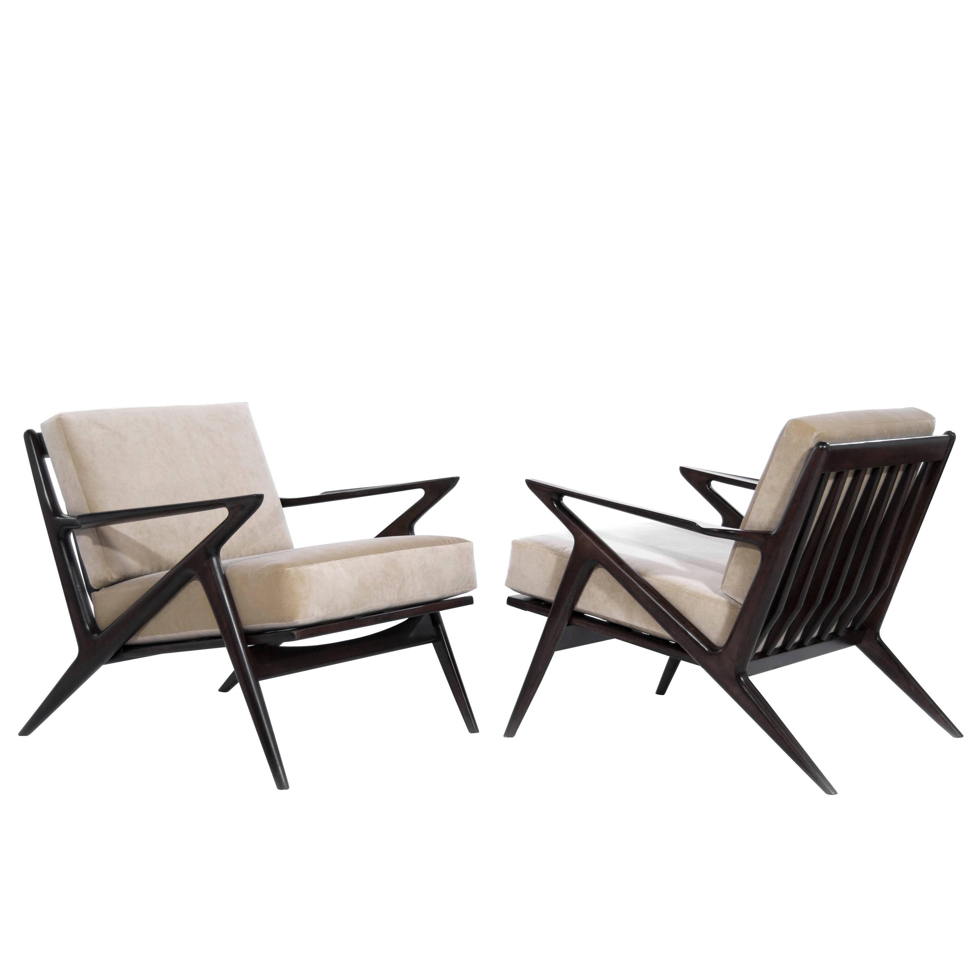 Poul Jensen for Selig 'Z' Lounge Chairs, Denmark