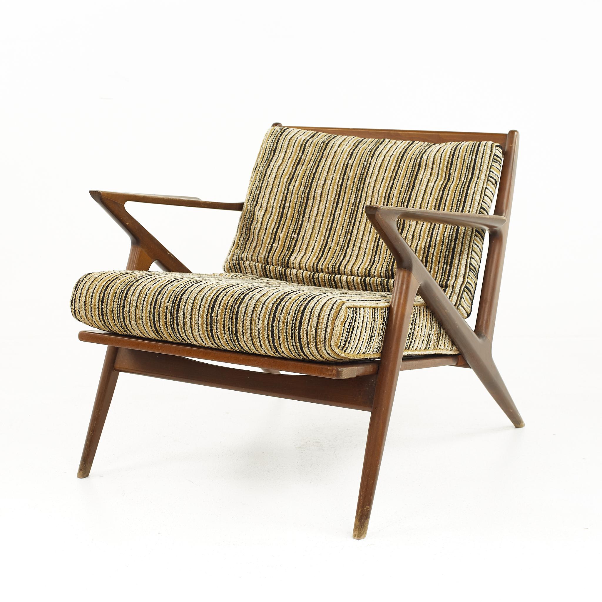 Mid-Century Modern Poul Jensen for Selig Mid Century Z Lounge Chair