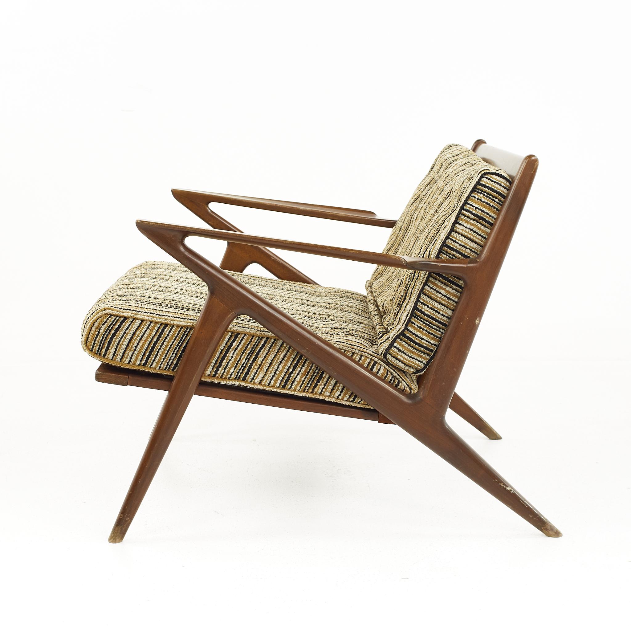 Poul Jensen for Selig Mid Century Z Lounge Chair 1
