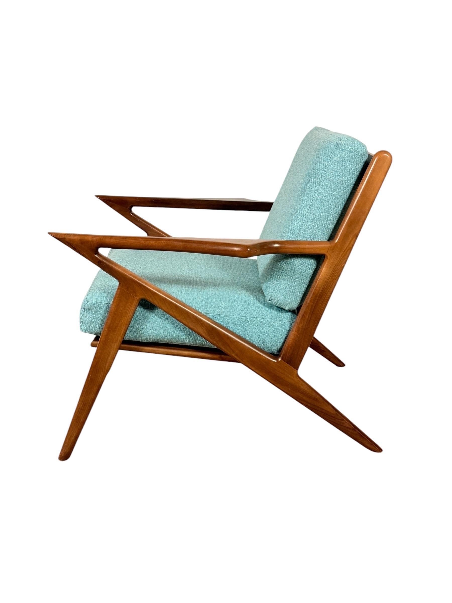 Walnut Poul Jensen Style Z Lounge Chair