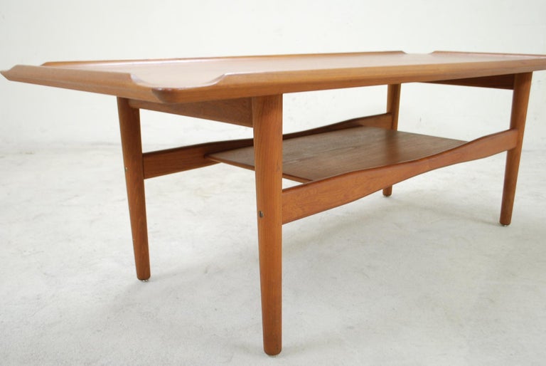 Poul Jensen Teak Coffee Table for Selig For Sale at 1stdibs