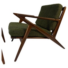 Poul Jensen “Z Chair” with Ottoman, Denmark
