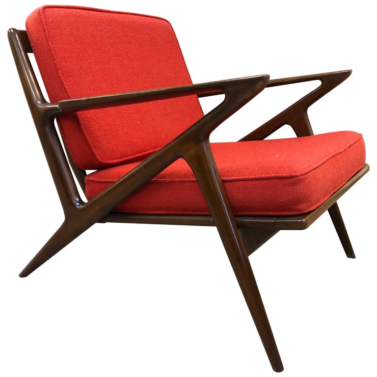 Poul Jensen Z Lounge Chair for Selig For Sale at 1stdibs