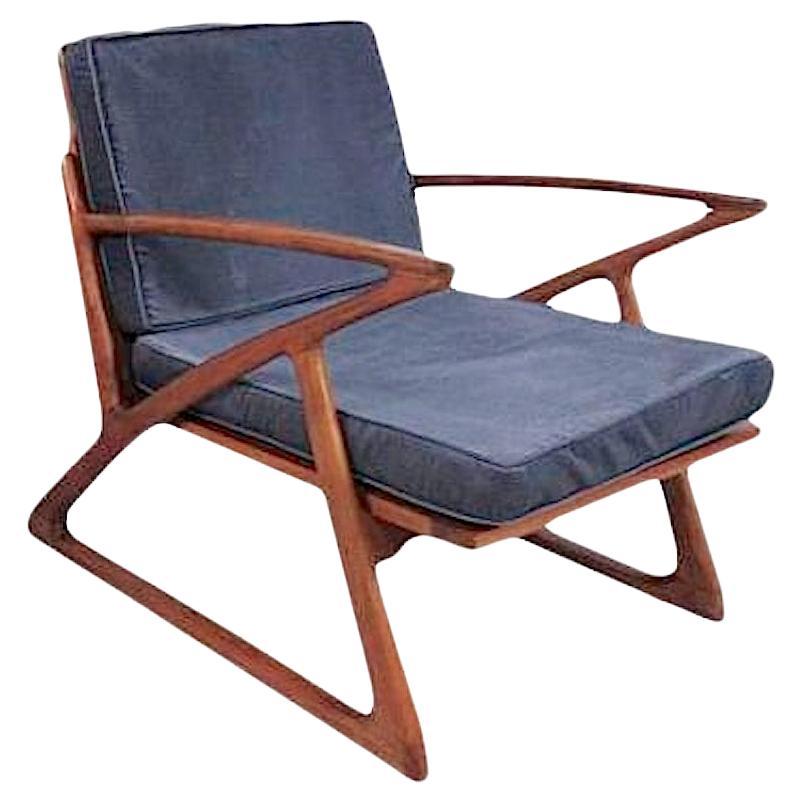Poul Jensen Z Style Arm Chair  For Sale