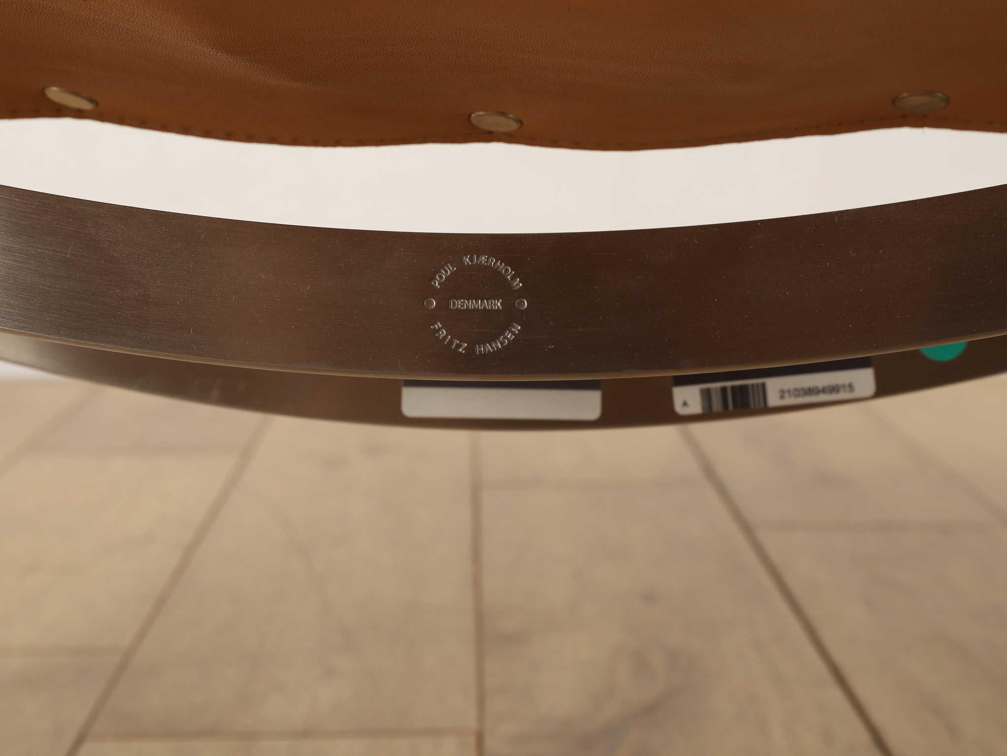 Poul Kjaeholm Silla de salón de piel PK22 2010's en venta 3