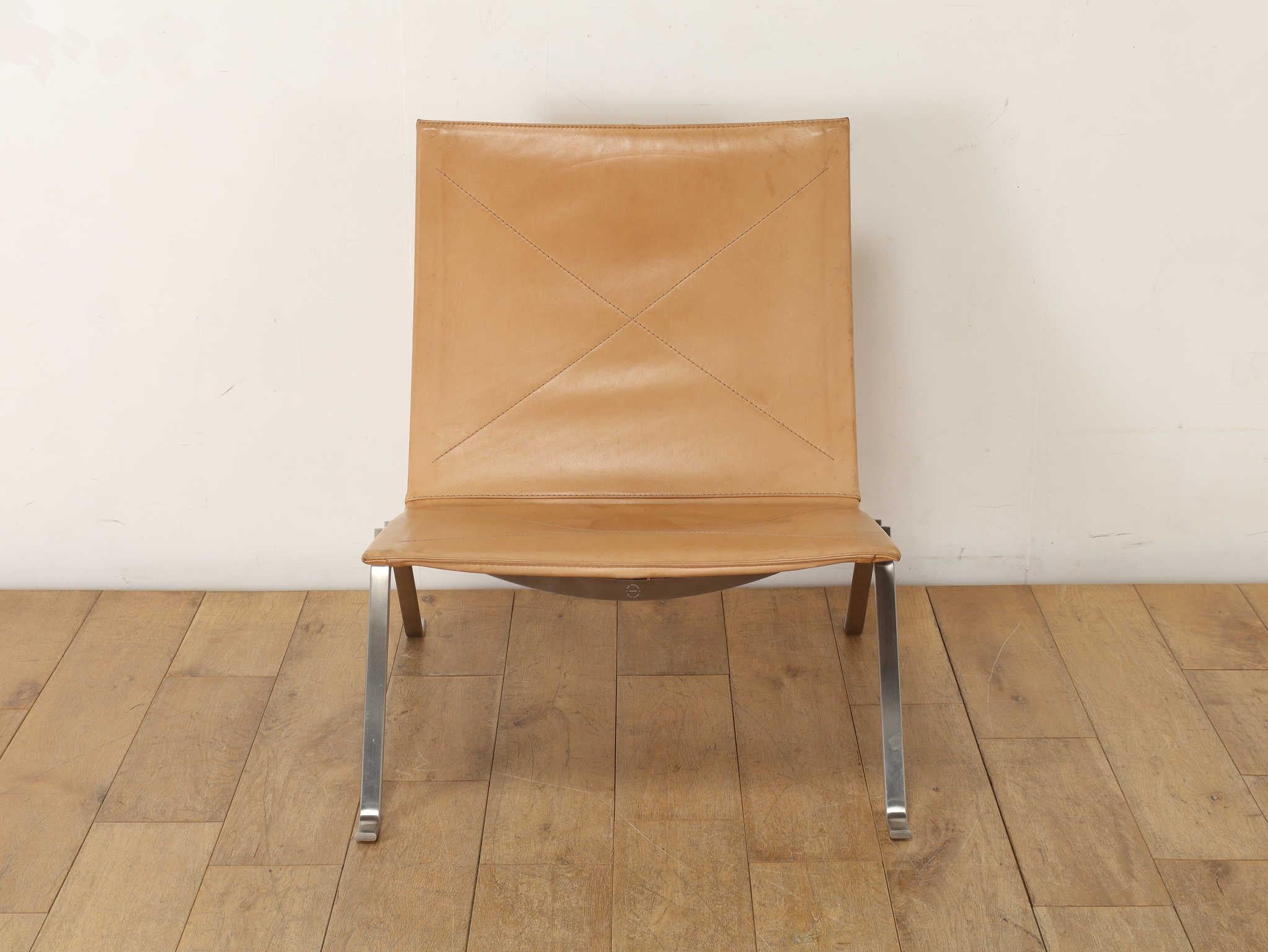 Poul Kjaeholm Silla de salón de piel PK22 2010's Siglo XXI y contemporáneo en venta