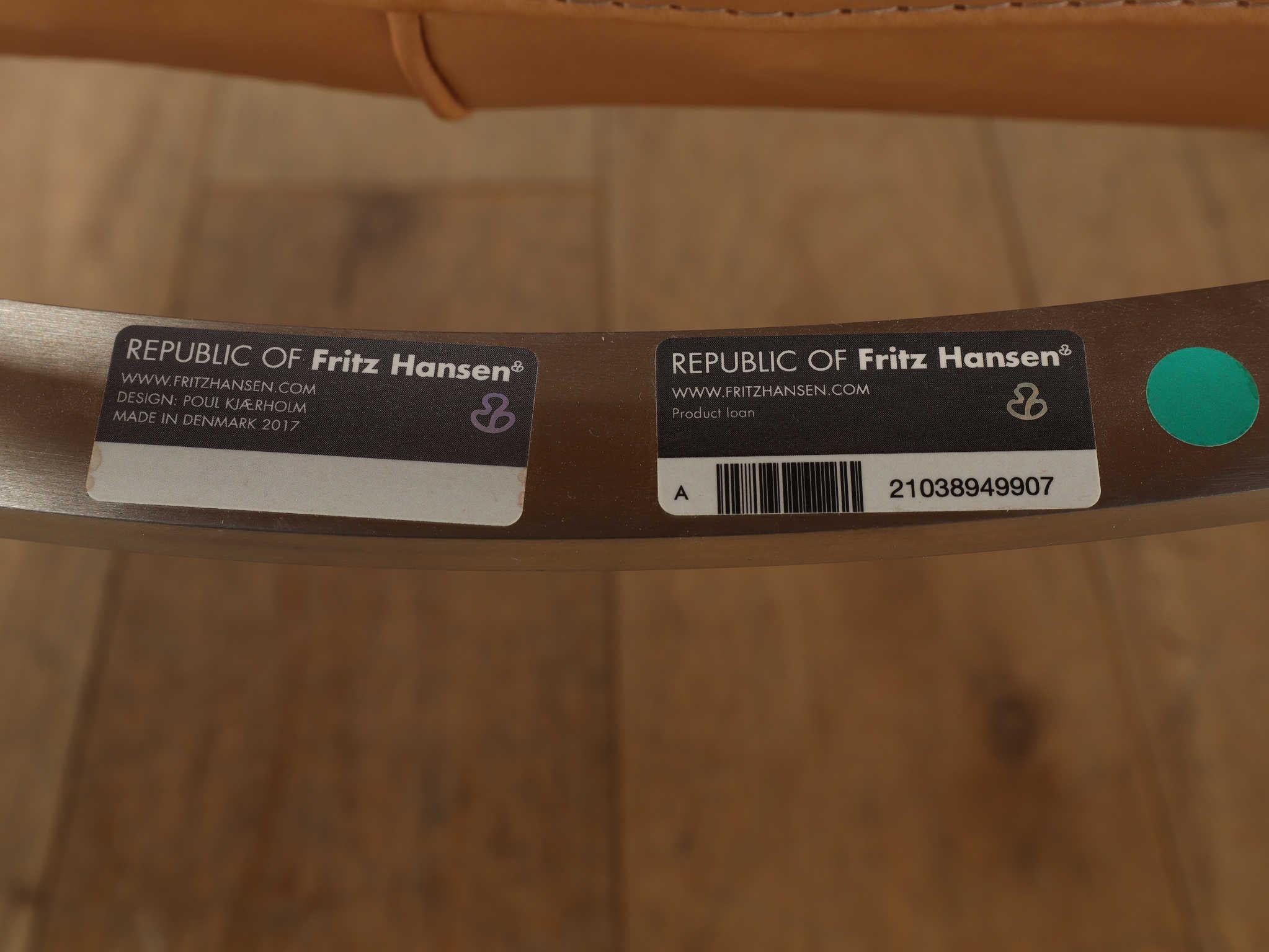 Poul Kjaeholm Silla de salón de piel PK22 2010's en venta 2