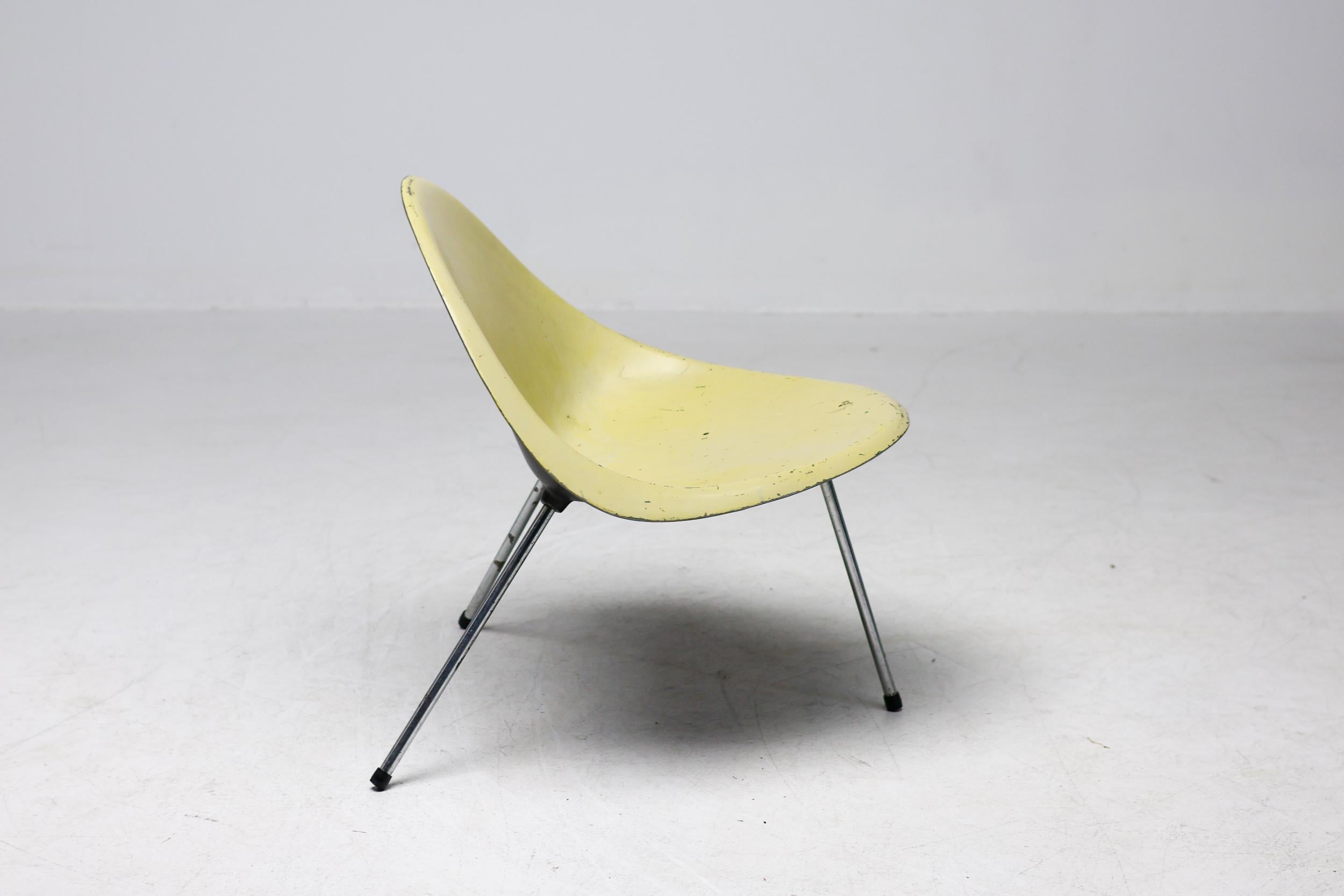 Poul Kjaerholm 1953 Stuhl aus geformtem Aluminium im Angebot 6