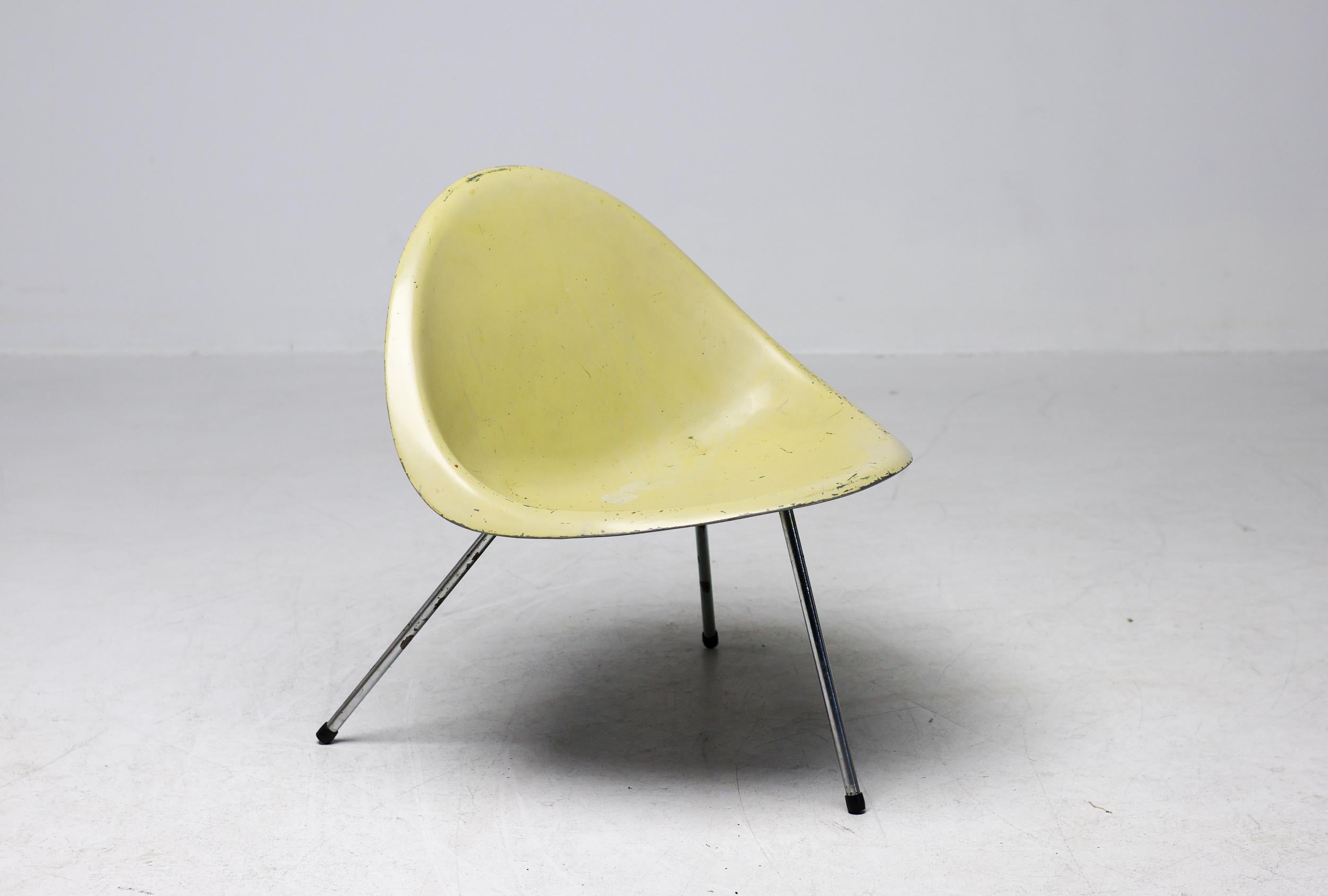 Poul Kjaerholm 1953 Stuhl aus geformtem Aluminium im Angebot 7