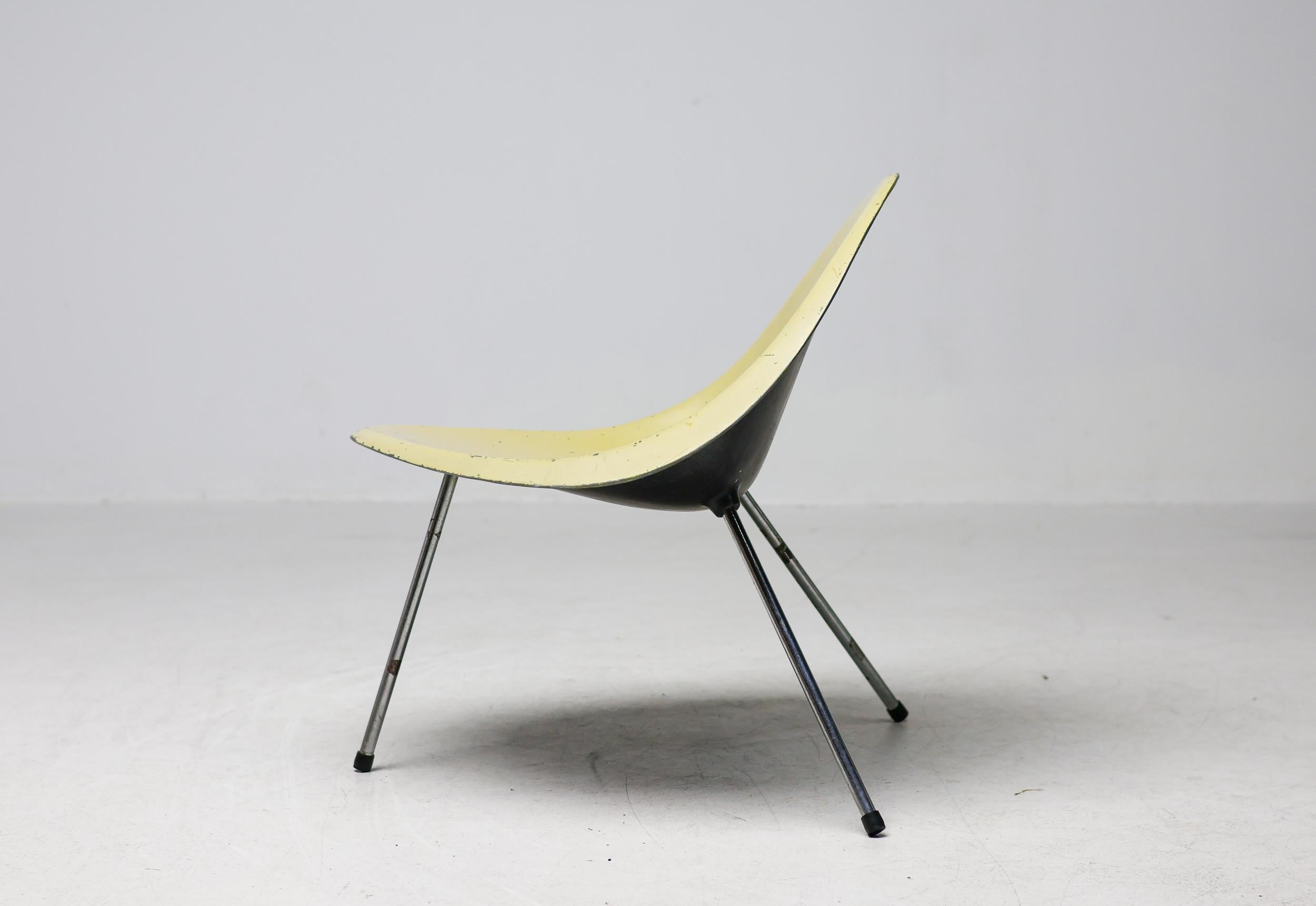 Poul Kjaerholm 1953 Stuhl aus geformtem Aluminium im Angebot 2