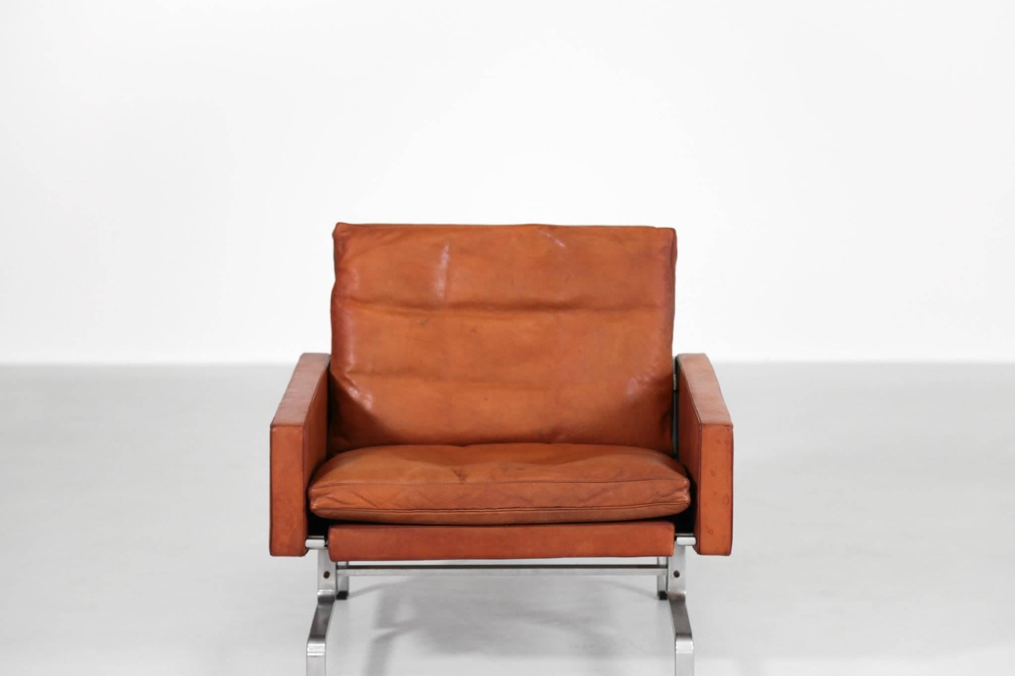 Mid-20th Century Poul Kjærholm Armchair Model PK-31 by Ejvind Kold Christensen, Denmark