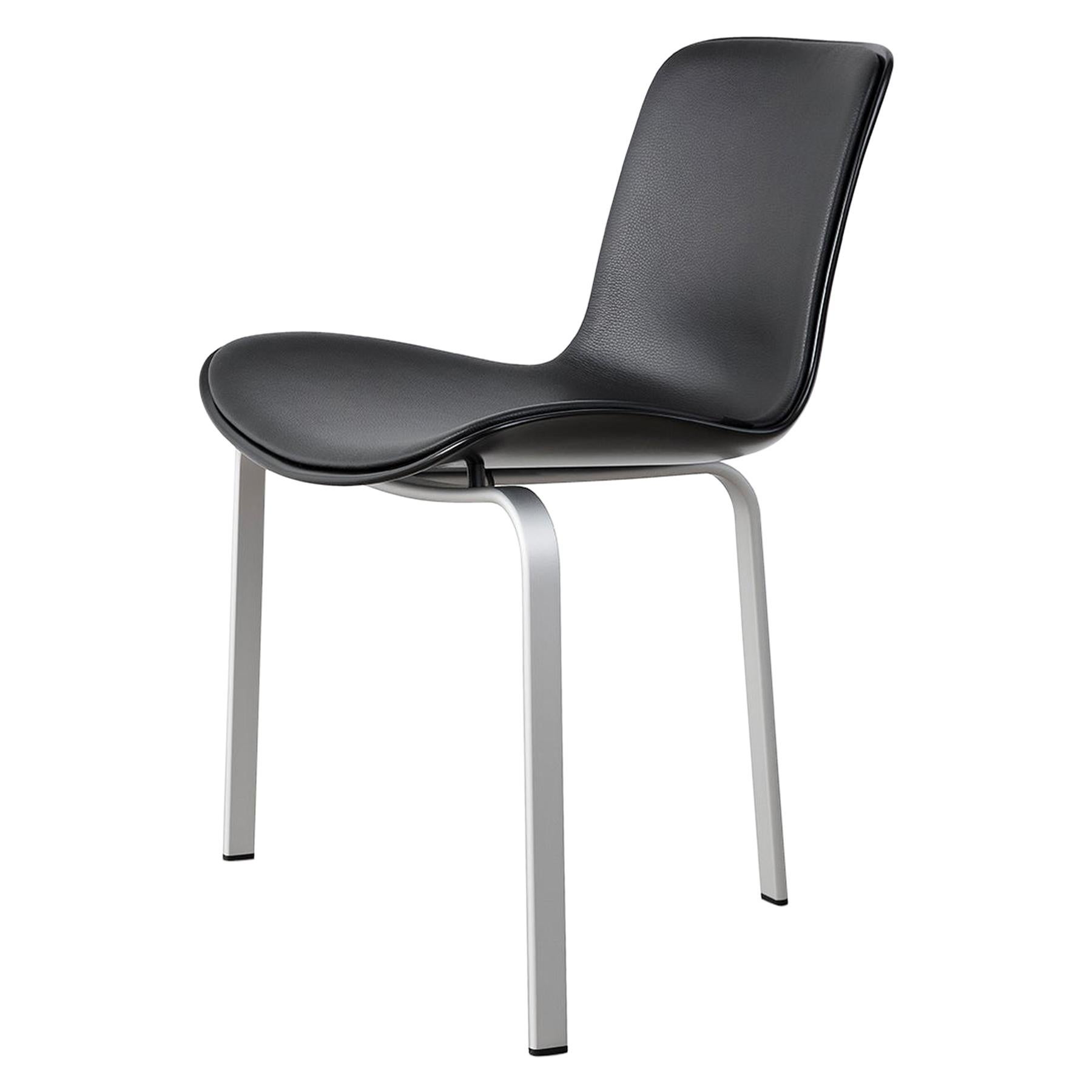 Poul Kjærholm Chair Model Pk8 Leather For Sale