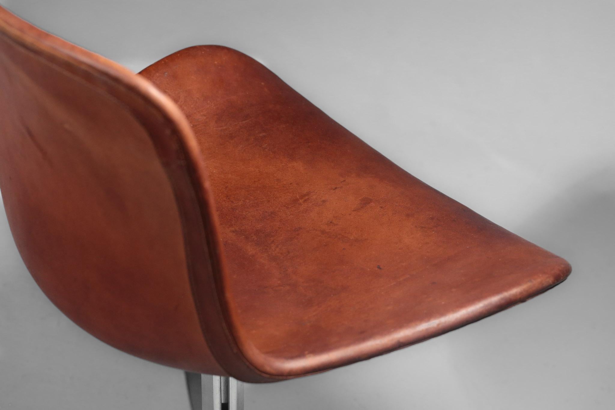 Scandinavian Modern Poul Kjaerholm Chair, Model PK9 for Kold Christensen