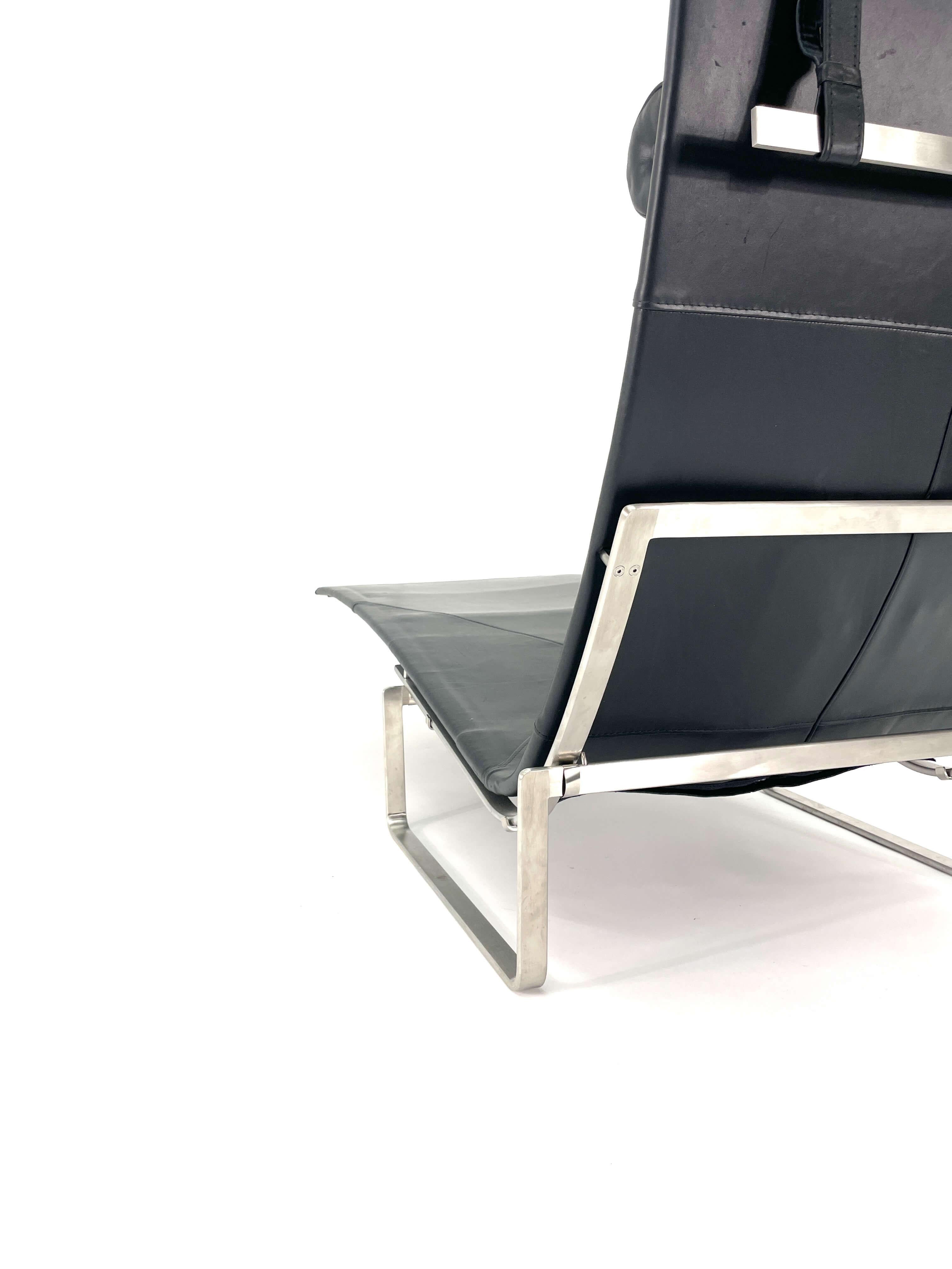 Poul Kjaerholm Chaise Lounge Model PK24 for Fritz Hansen For Sale 4