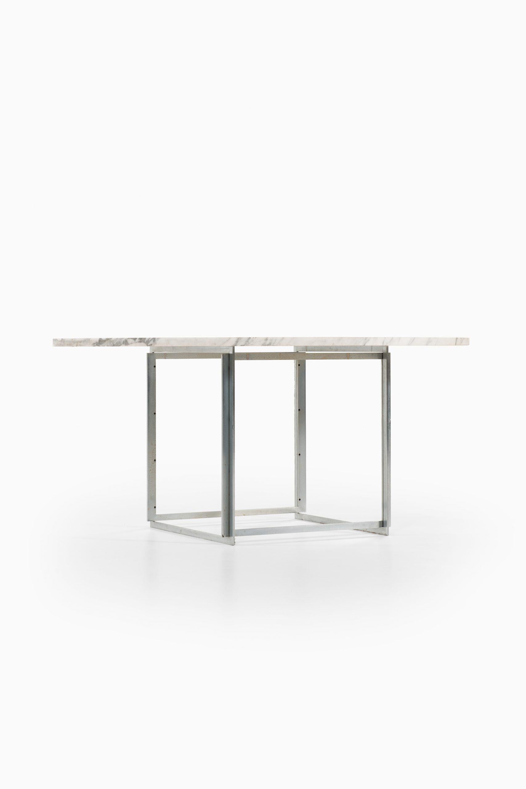 Mesa de comedor Poul Kjærholm Modelo PK-54 de E. Kold Christensen en Dinamarca Acero en venta