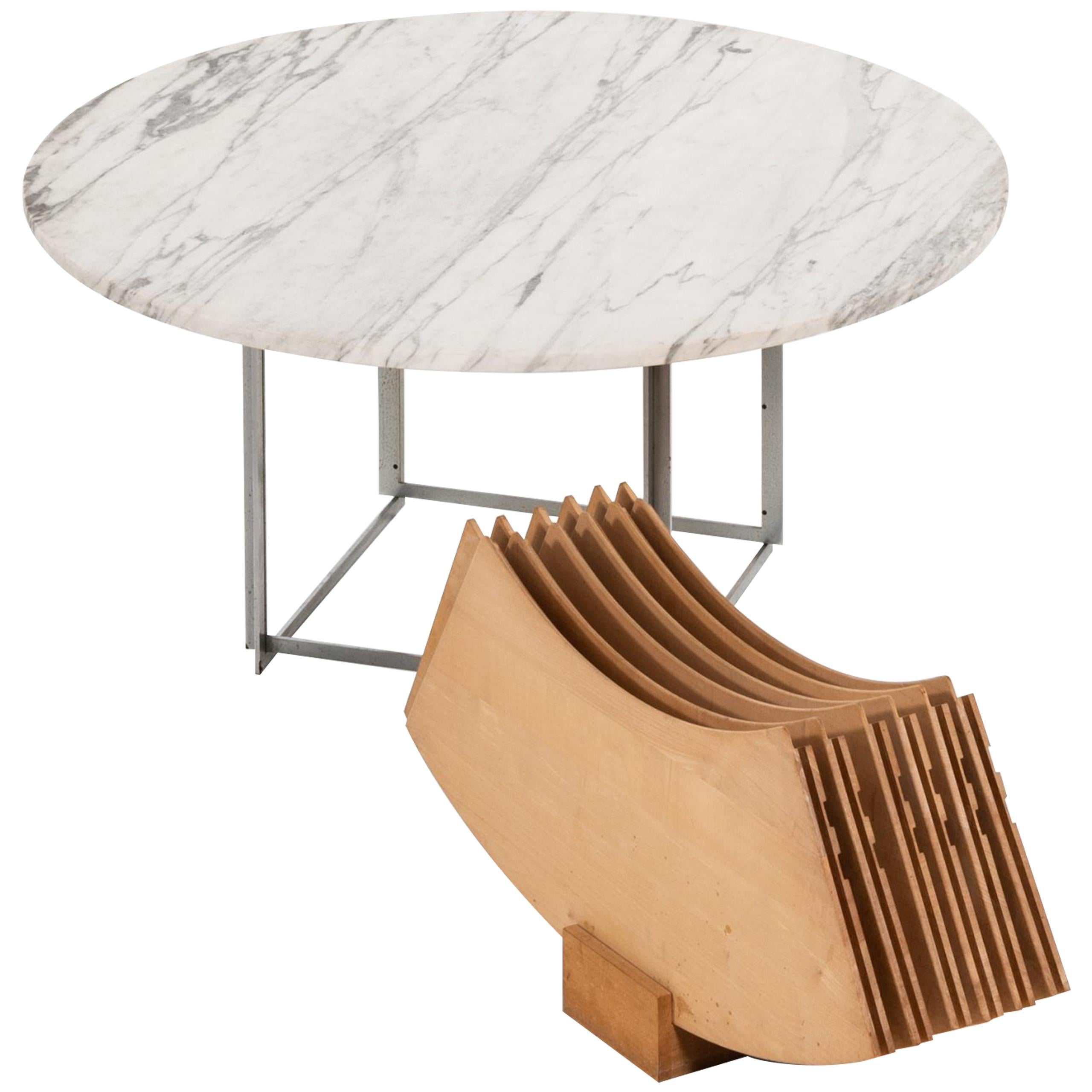 Mesa de comedor Poul Kjærholm Modelo PK-54 de E. Kold Christensen en Dinamarca en venta