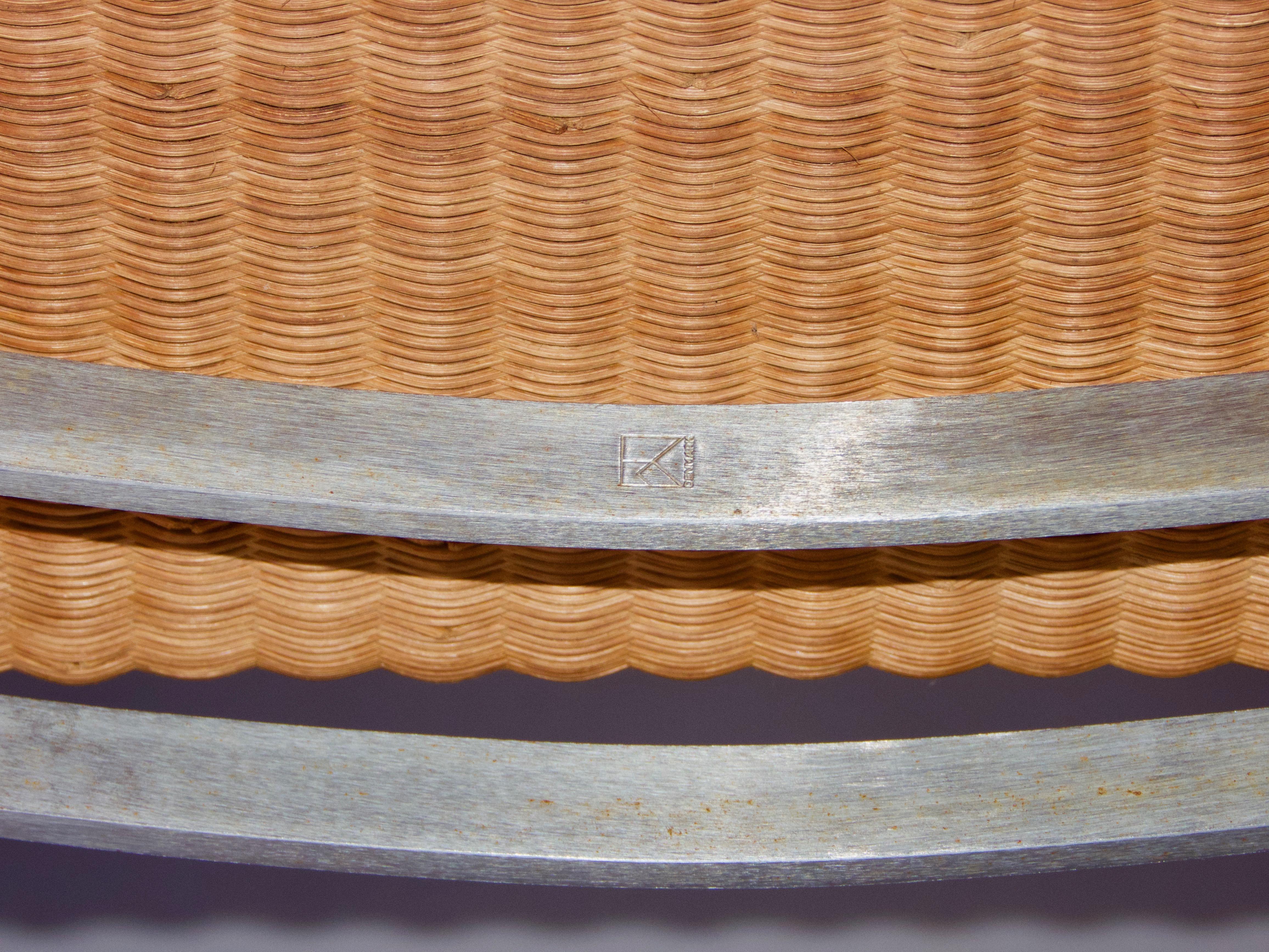 Poul Kjærholm Easy Chairs Model PK-22 Produced by E. Kold Christensen in Denmark 4