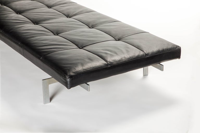 Poul Kjærholm for E. Kold Christensen Early Year PK-80 Daybed, Double Signed For Sale 1