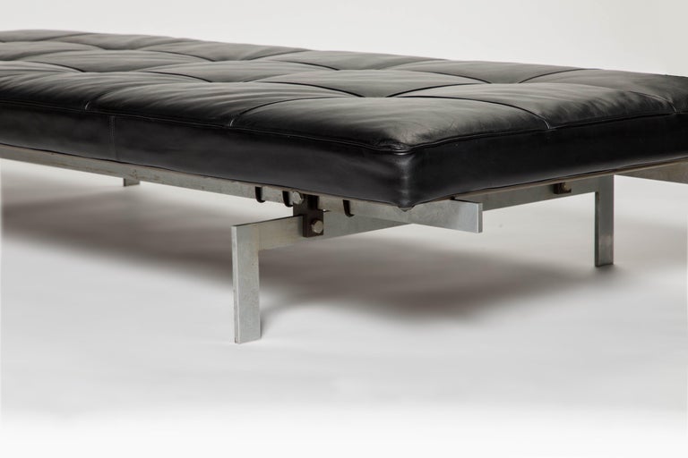 Poul Kjærholm for E. Kold Christensen Early Year PK-80 Daybed, Double Signed For Sale 3