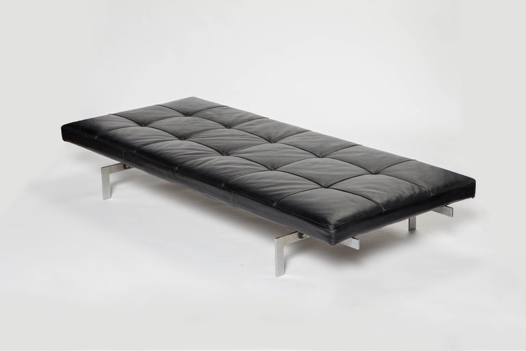 Poul Kjærholm for E. Kold Christensen Early Year PK-80 Daybed, Double Signed For Sale 8