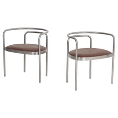 Poul Kjaerholm per E. Kold Christensen Coppia di sedie P.K. 12 (1964)