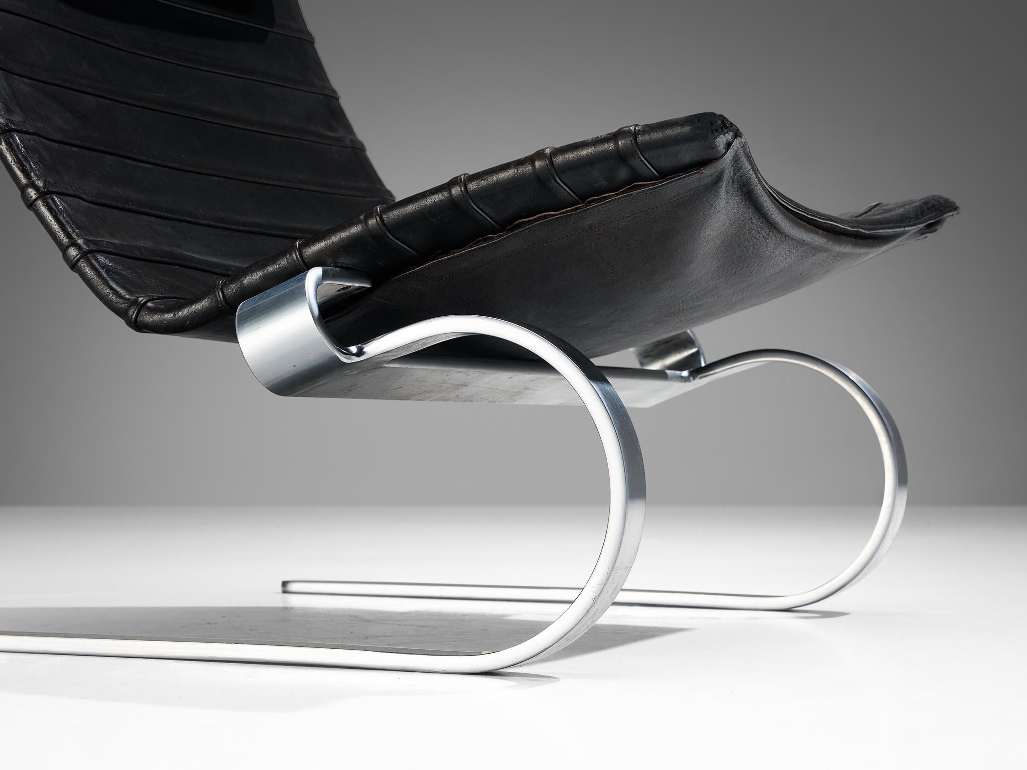 Scandinavian Modern Poul Kjærholm for E. Kold Christensen 'PK20' Lounge Chair in Leather For Sale