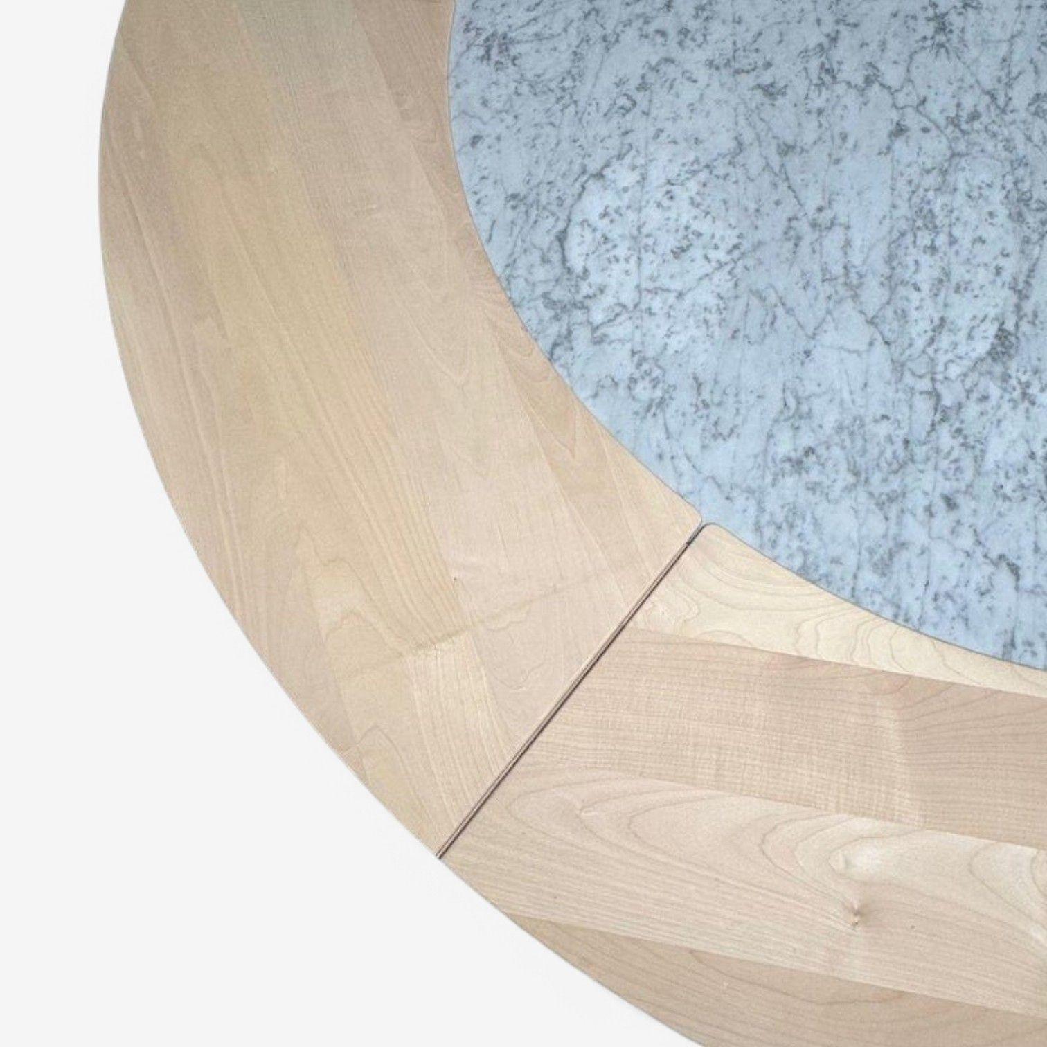 Table de salle à manger PK-54 de Fritz Hansen, marbre, érable, acier, Poul Kjaerholm, 2011 en vente 3