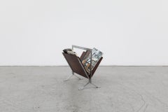 Poul Kjaerholm Inspired Mid-Century Magazine Rack