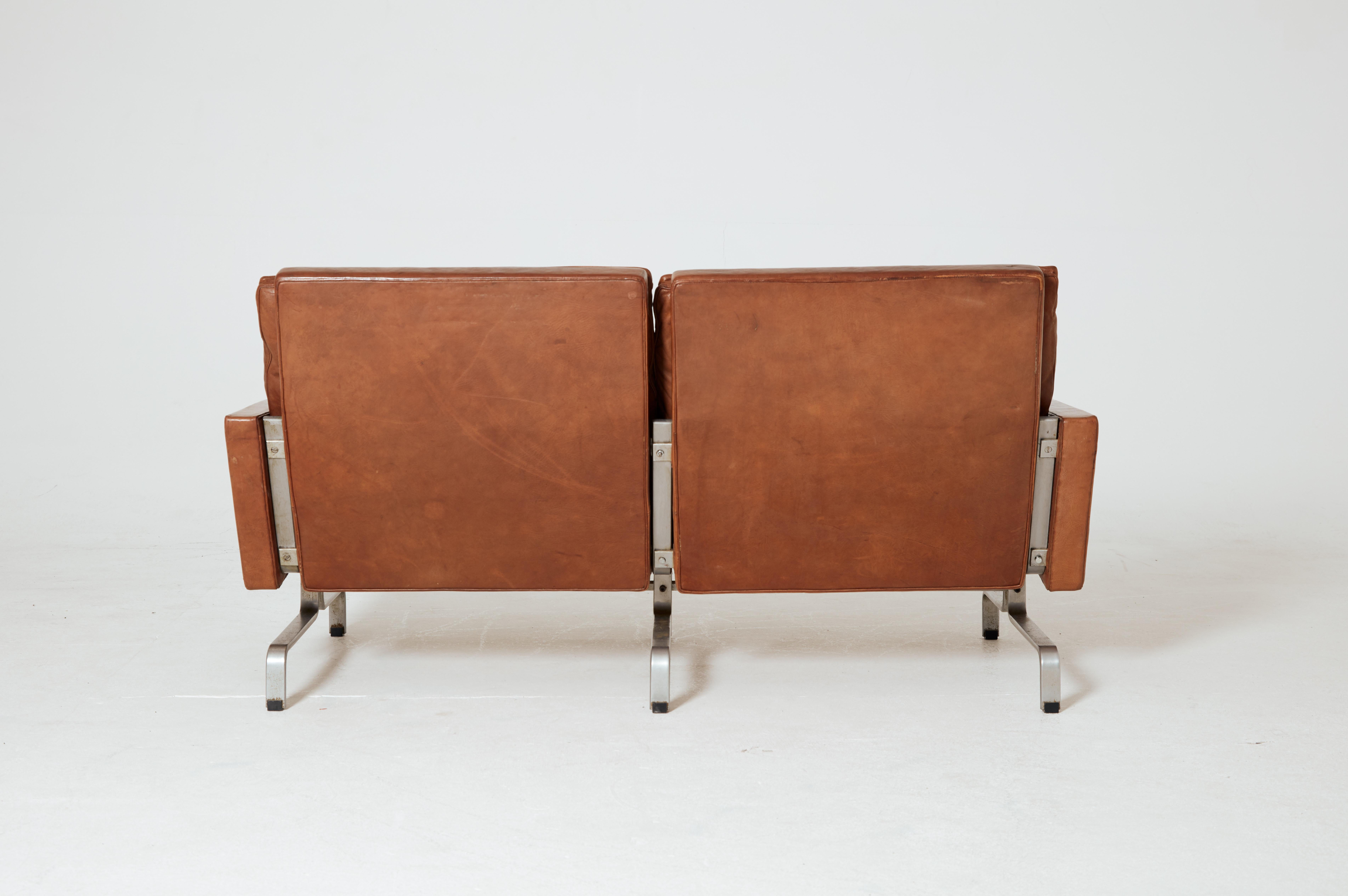 20th Century Poul Kjaerholm 'Kjærholm' PK-31 Sofa, for E. Kold Christensen, 1950s, Denmark