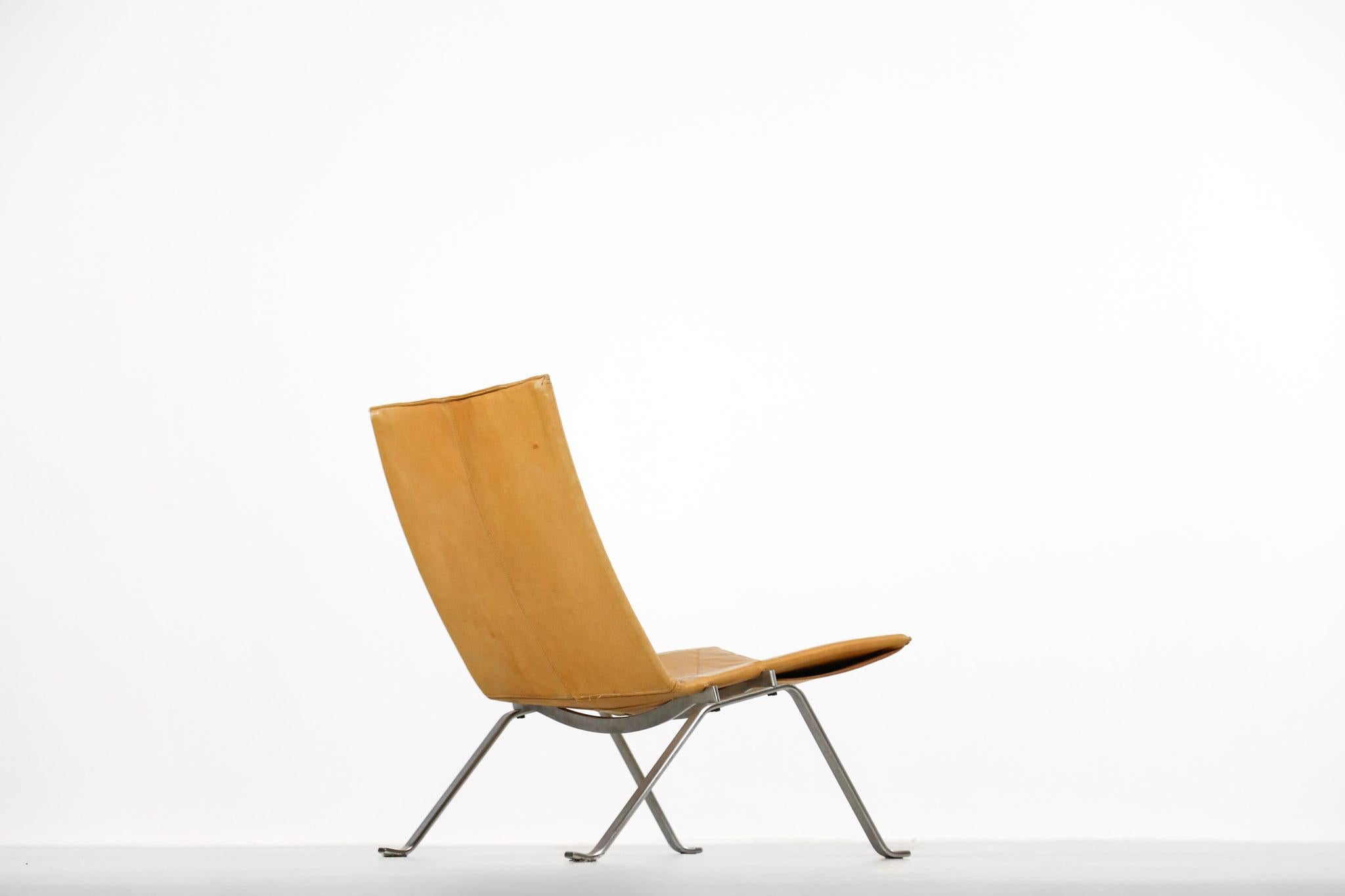 Danish Poul Kjaerholm Lounge Chair, Model PK22 for Kold Christensen