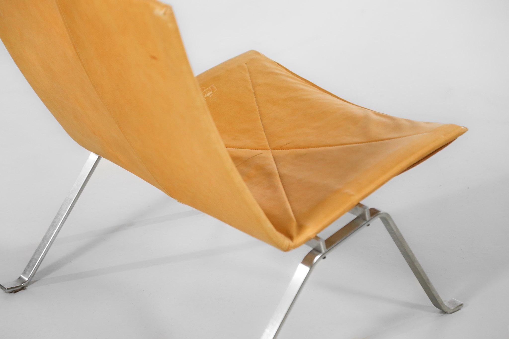 Poul Kjaerholm Lounge Chair, Model PK22 for Kold Christensen In Good Condition In Lyon, FR