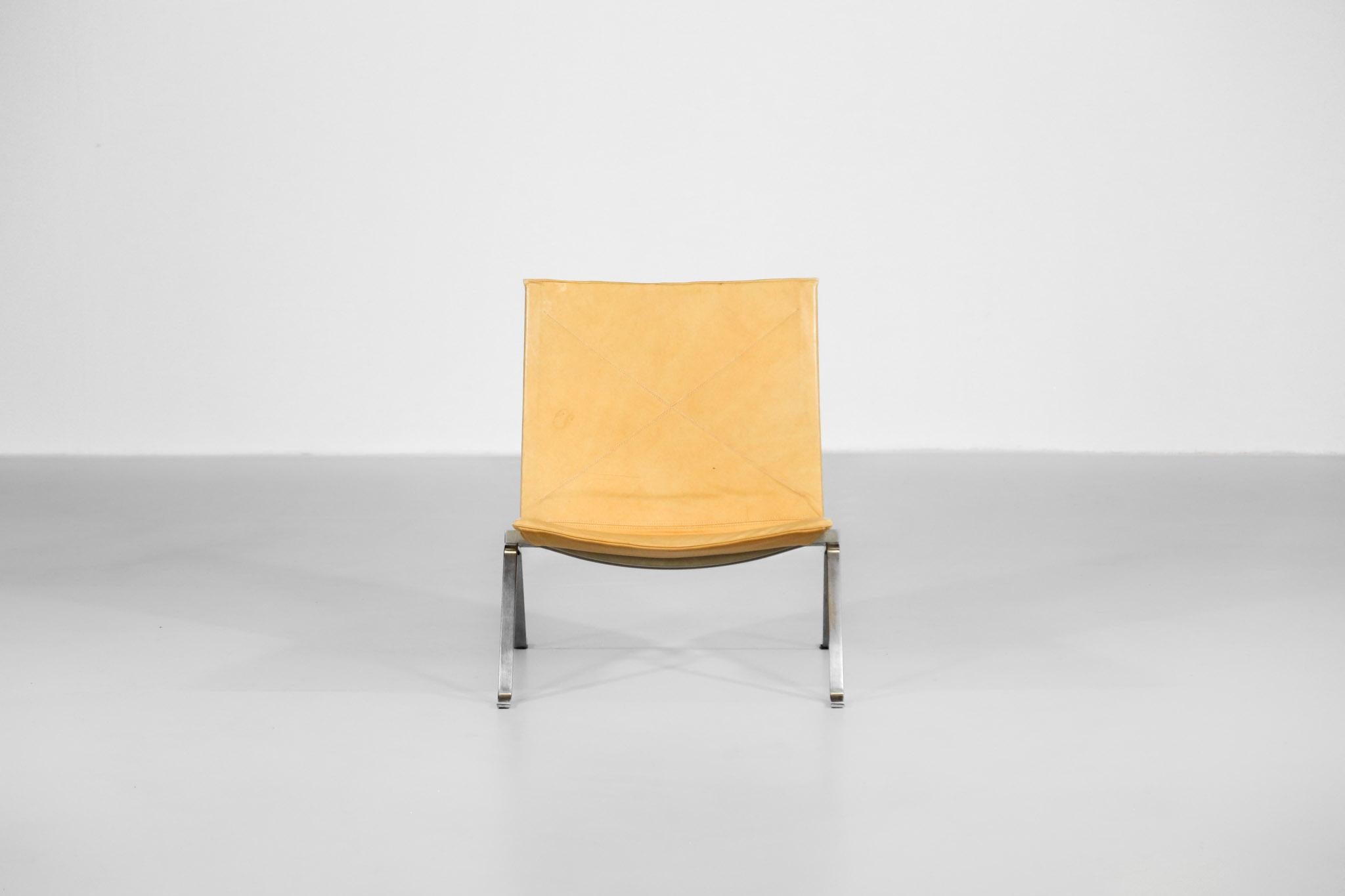 Mid-20th Century Poul Kjaerholm Lounge Chair, Model PK22 for Kold Christensen