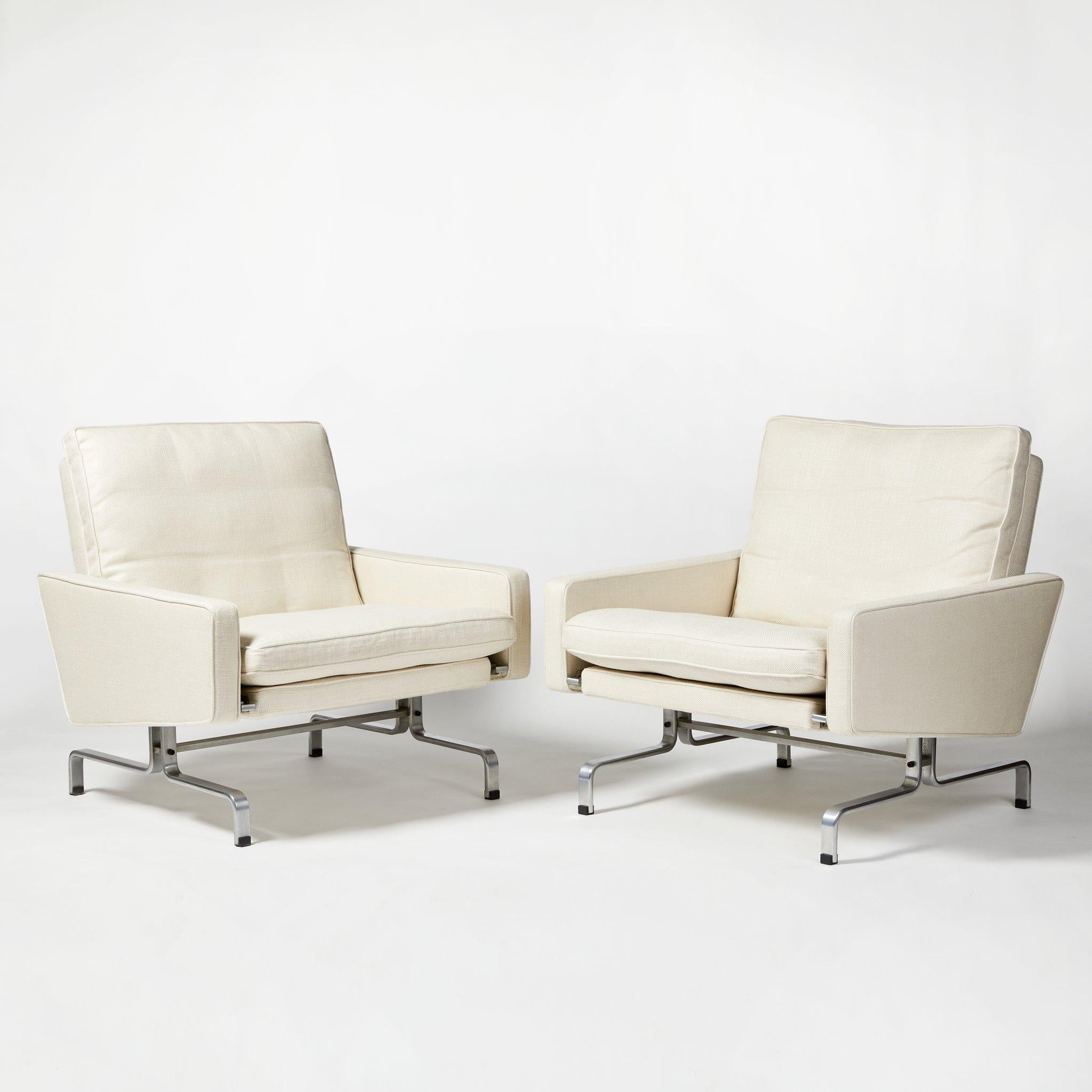 Danish Poul Kjaerholm Lounge Chairs PK 31 for E. Kold Christensen, Set of 2