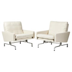 Poul Kjaerholm Lounge Chairs PK 31 for E. Kold Christensen, Set of 2