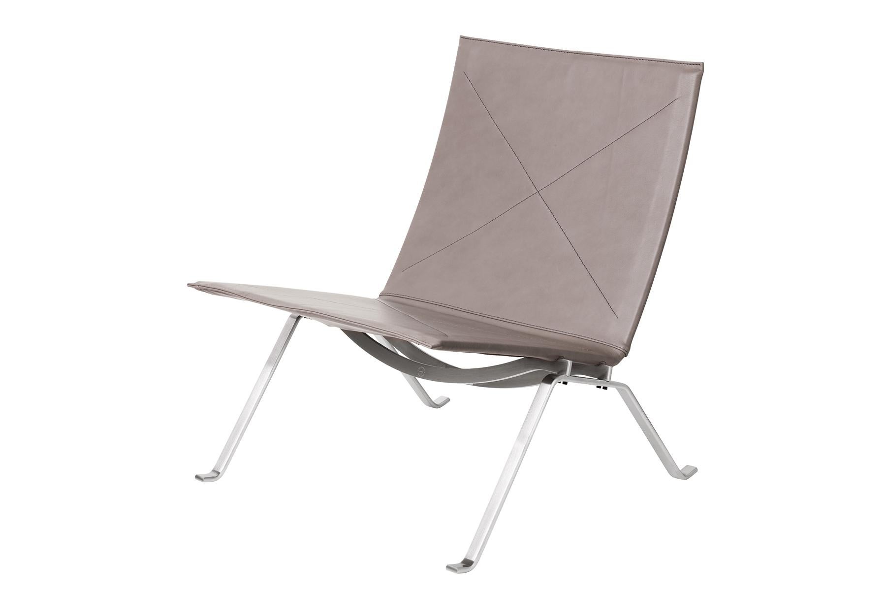 Poul Kjrholm Modell Pk22 Sessel ohne Armlehne (Moderne der Mitte des Jahrhunderts) im Angebot