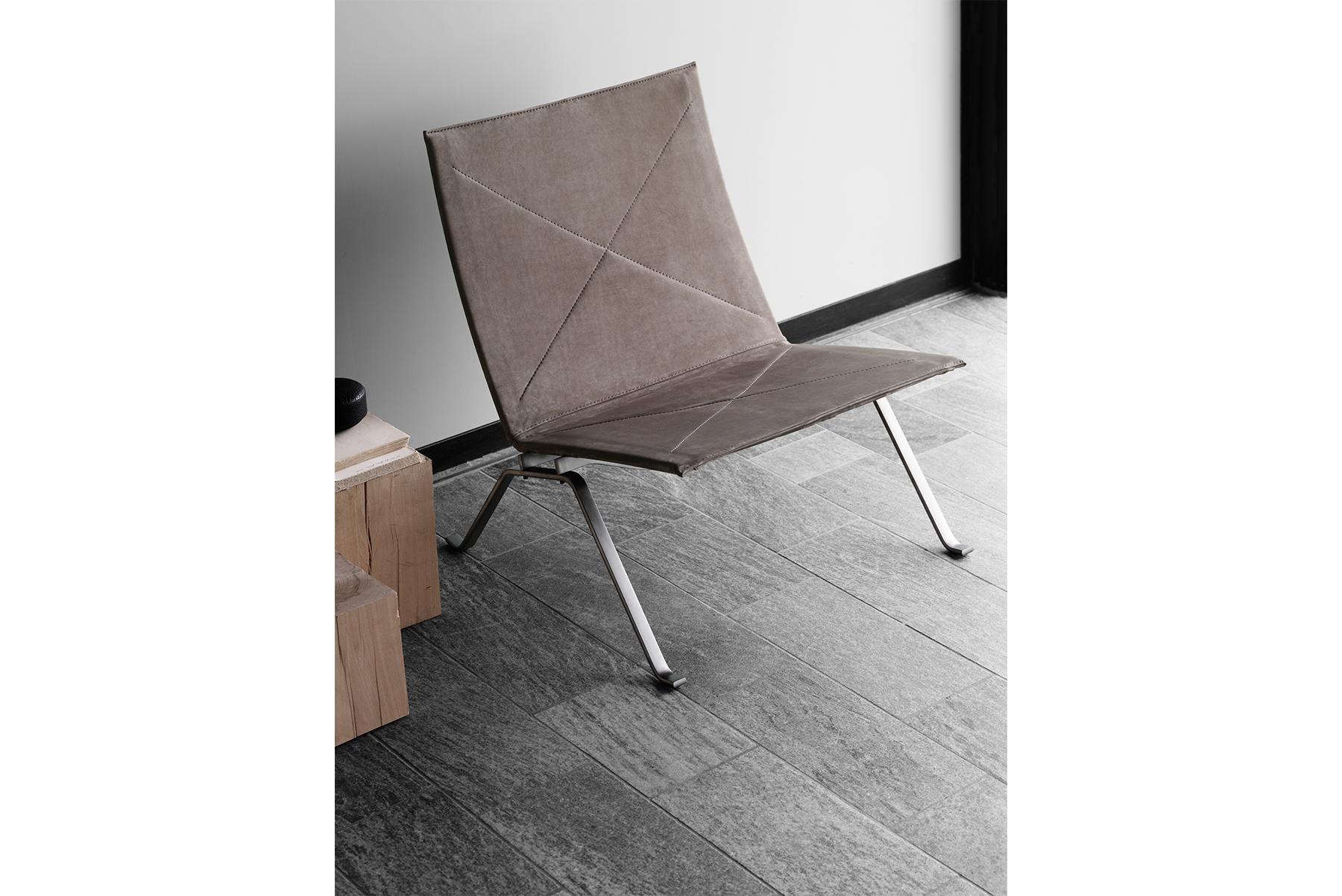 Poul Kjrholm Modell Pk22 Sessel ohne Armlehne (Eichenholz) im Angebot