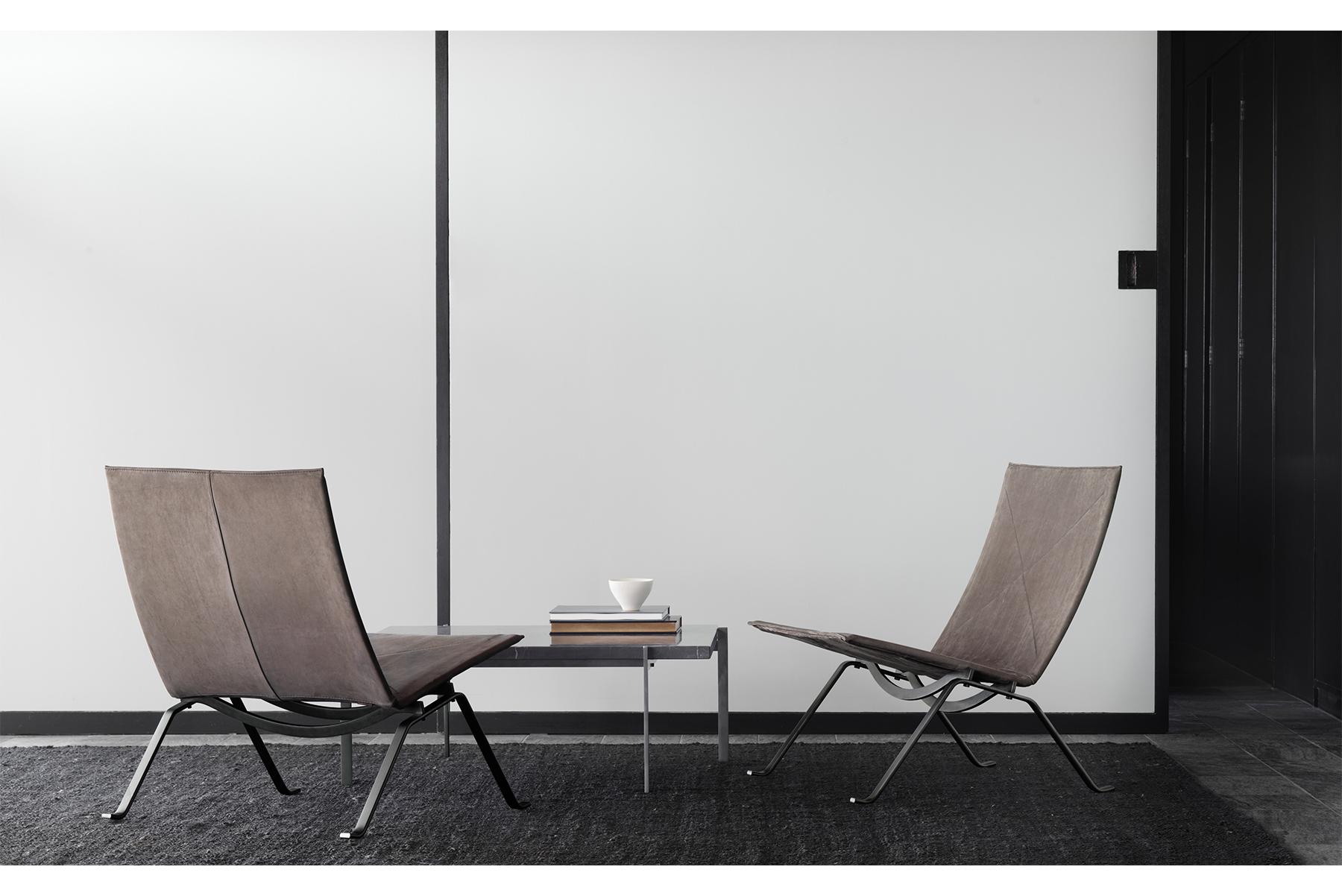 Poul Kjærholm Model Pk22 Tela naturale in vendita 6