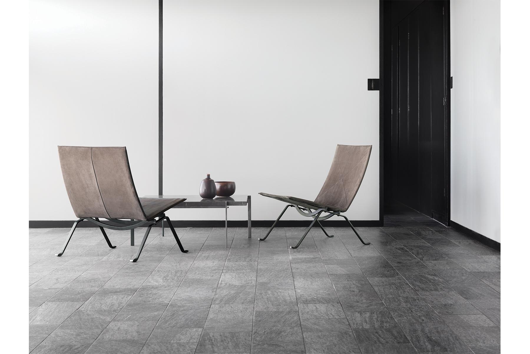 Poul Kjærholm Model Pk22 Tela naturale in vendita 7