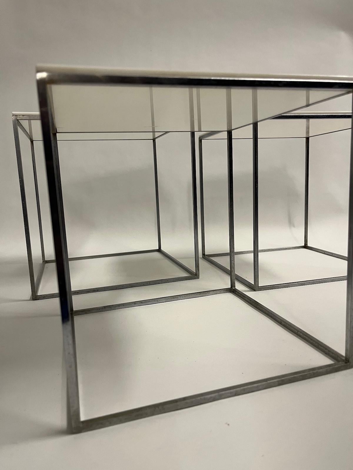 Tables gigognes Poul Kjaerholm en vente 1