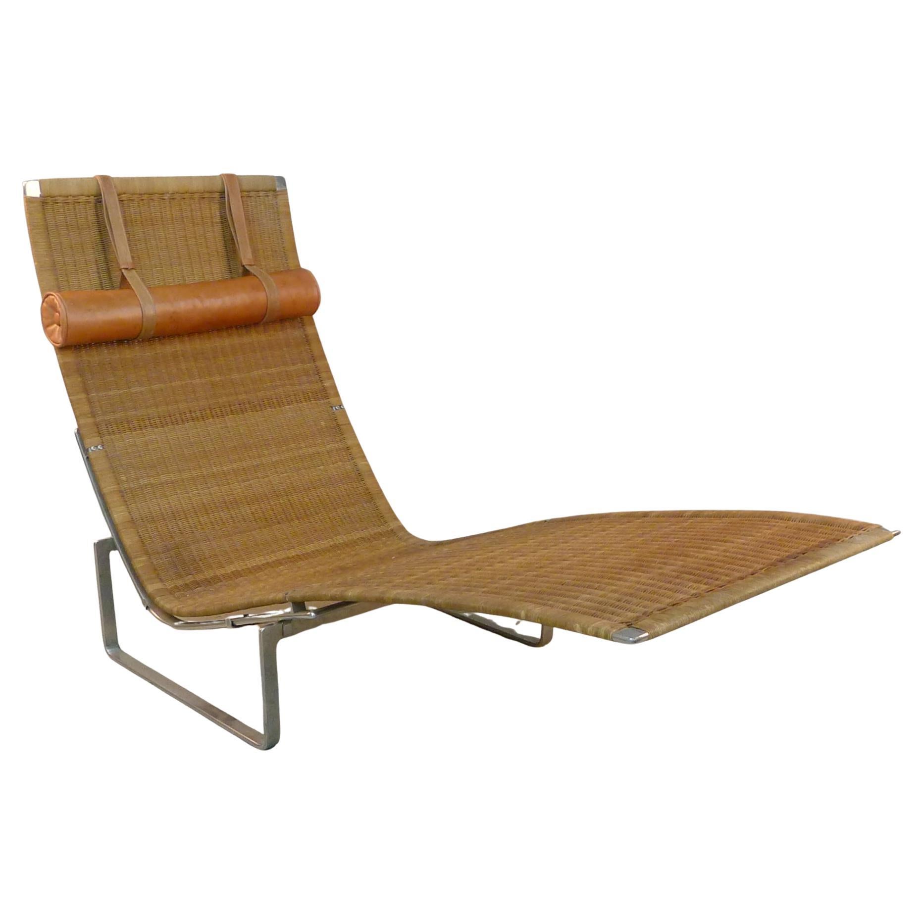 Poul Kjærholm, Original PK24 Chaise Longue, E Kold Christensen, Denmark 1967