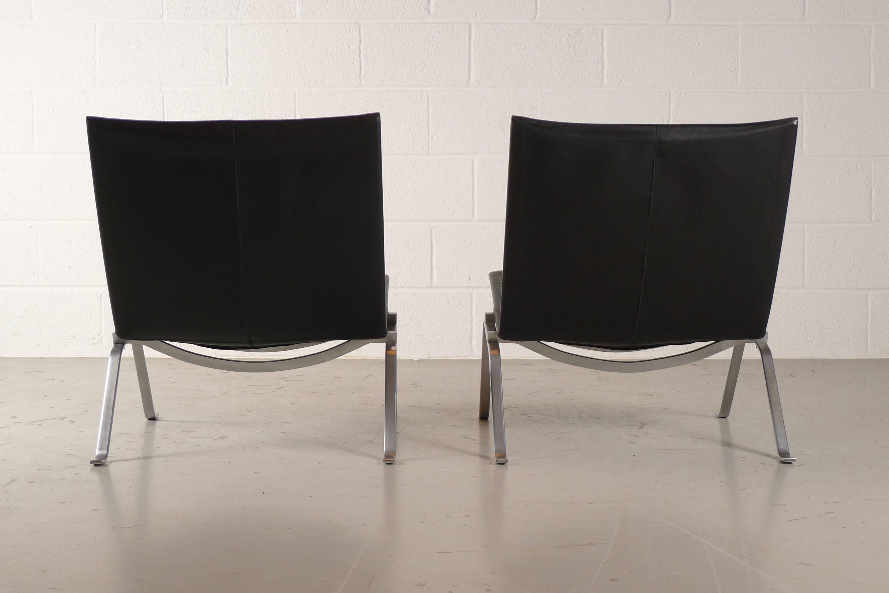 Poul Kjaerholm Pair of PK-22 Chairs for E Kold Christensen, 1960s, Denmark 1