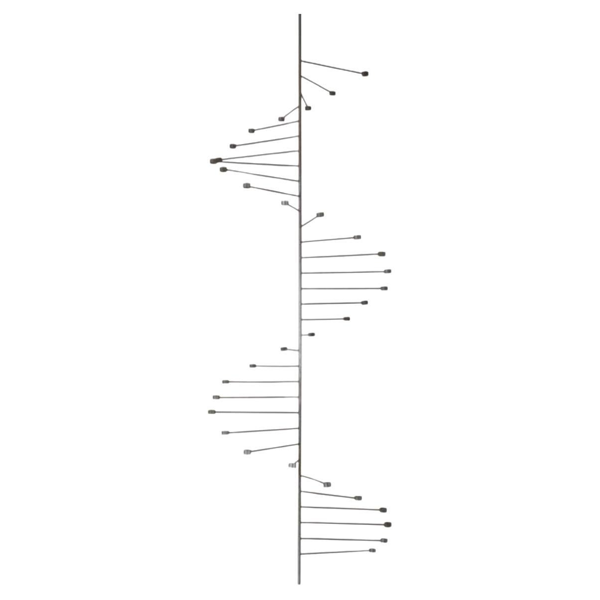 Poul Kjaerholm "PK 101" Spiral Form Chandelier by E. Kold Christensen, 1956s im Angebot