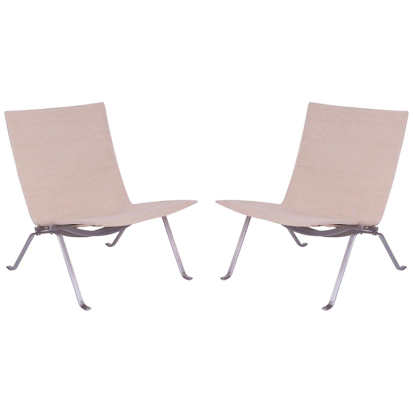 Poul Kjaerholm PK-22 Lounge Chairs