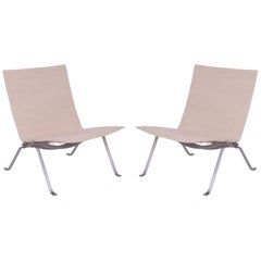 Poul Kjaerholm PK-22 Lounge Chairs