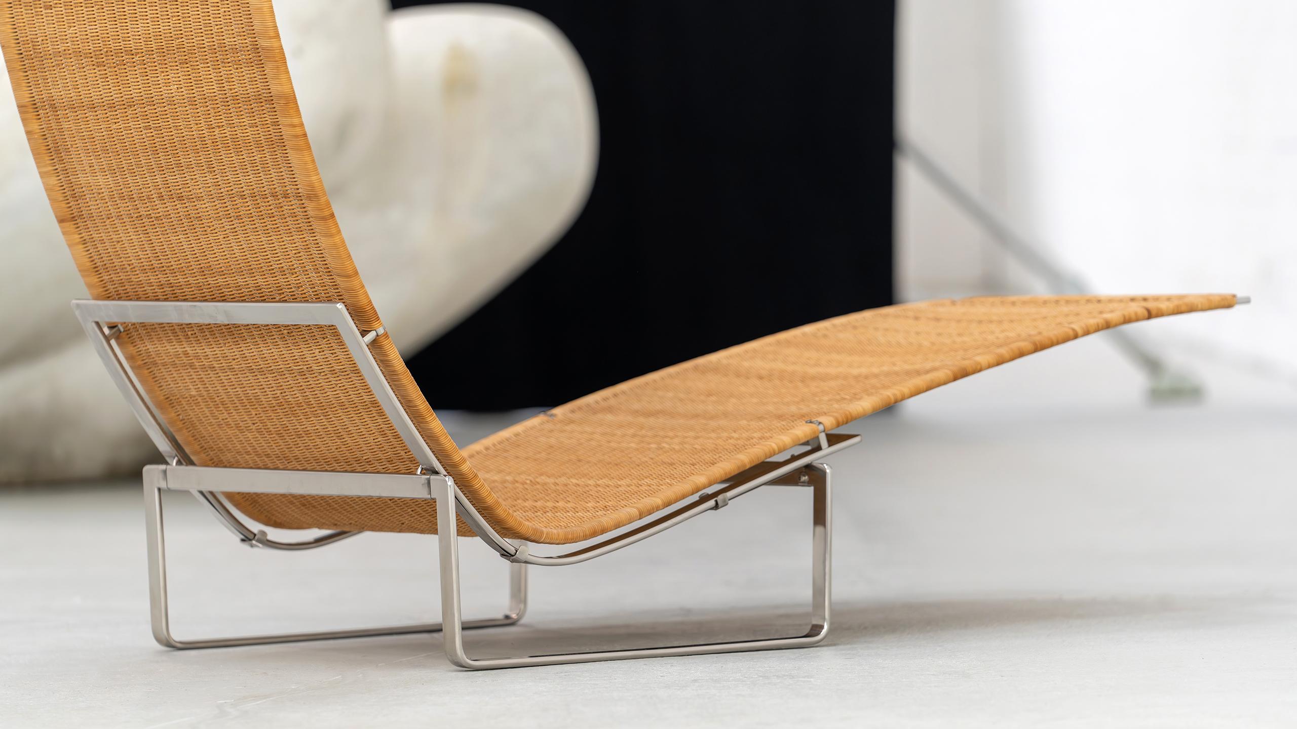 Poul Kjærholm - PK 24 Lounge Chair 1994 by Fritz Hansen Recliner Chaise Longue 6