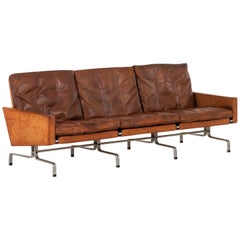 Poul Kjærholm PK-31/3 Sofa by E. Kold Christensen in Denmark