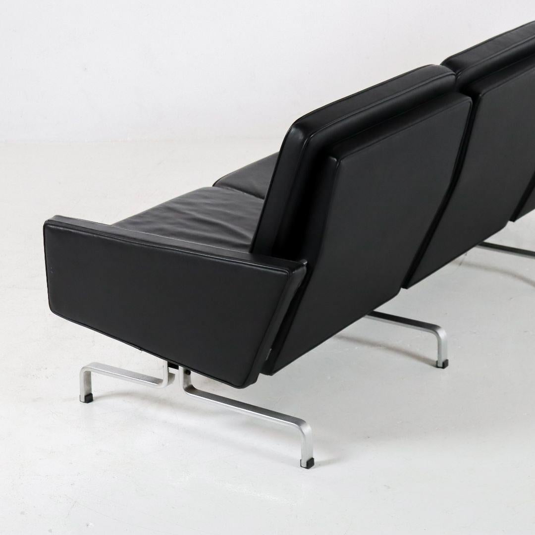 Mid-20th Century Poul Kjaerholm PK-31/3 Sofa Kold Christensen For Sale