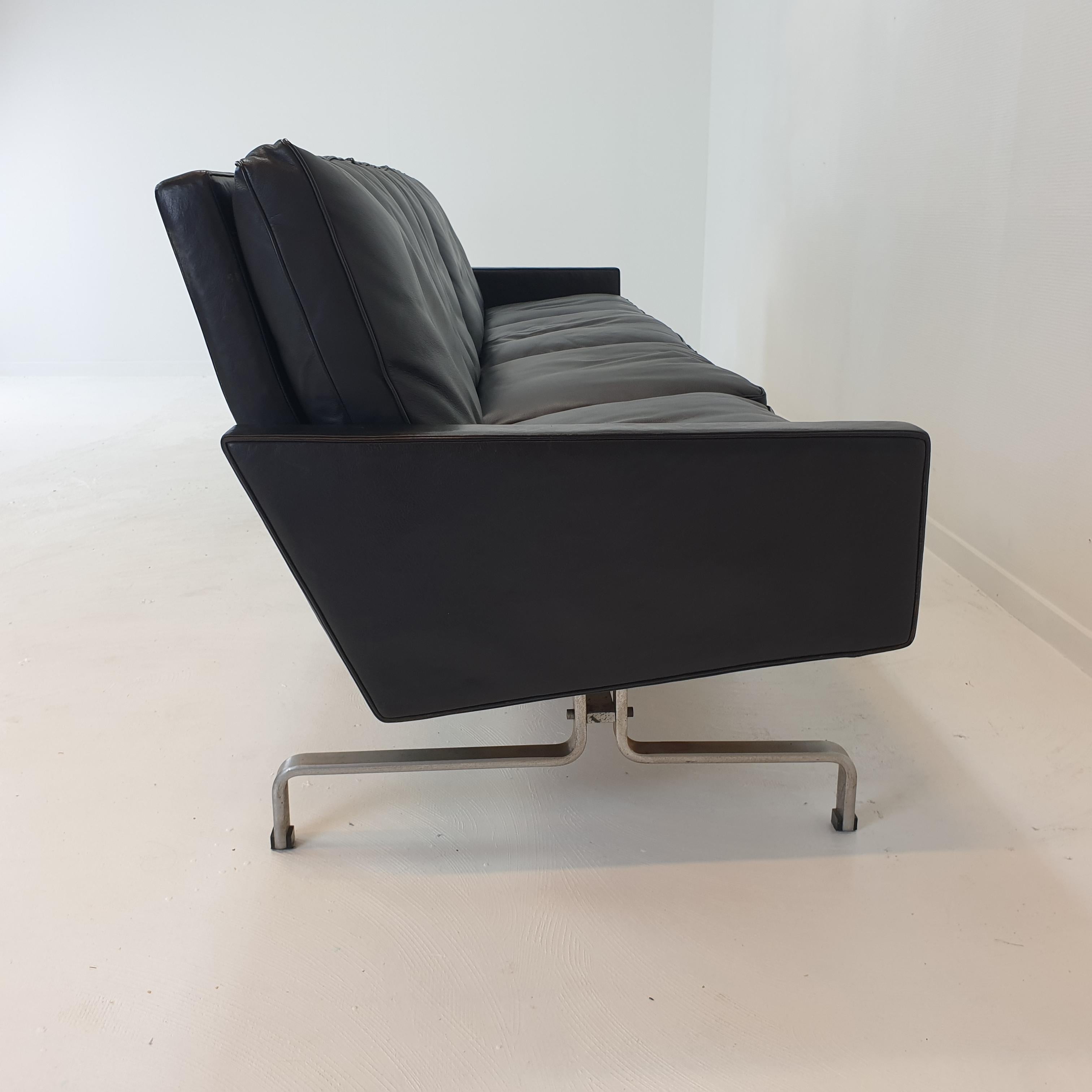 Sofá Poul Kjærholm PK-31/4 de E. Kold Christensen, Dinamarca, años 50 en venta 6
