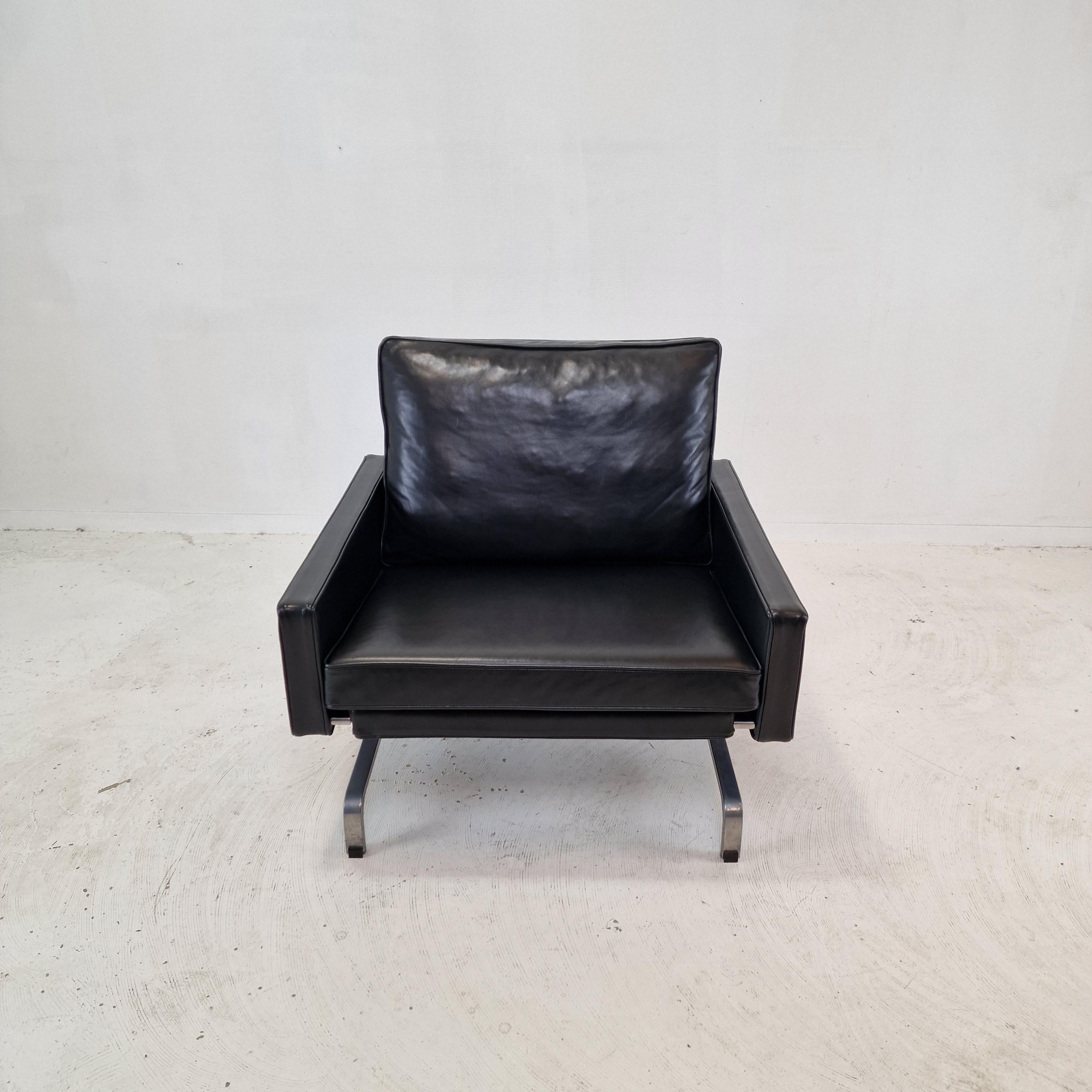 Mid-Century Modern Poul Kjærholm PK-31 Easy Chair by E. Kold Christensen, Denmark, 1950's For Sale
